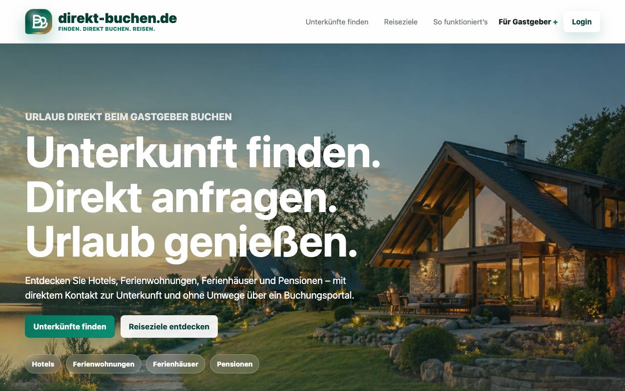 Vorschau der Webseite direkt-buchen.de